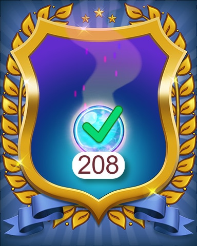 Complete 208 Tasks Badge