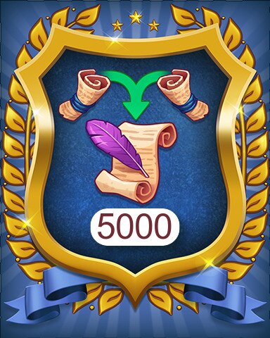Magic Scrolls 5000 Badge - Merge Academy