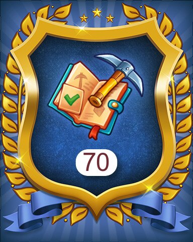 Merge Academy Treasure Trove objectives 70 Badge