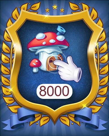 Merge Academy Mushroom House 8000 Badge