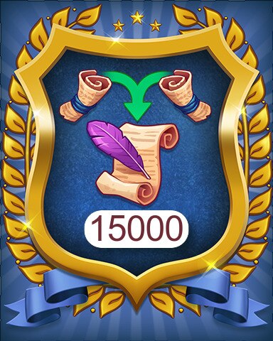 Magic Scrolls 15000 Badge - Merge Academy