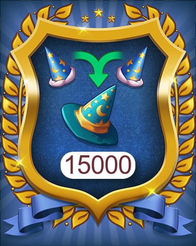 Merge Academy Wizard Hats 15000 Badge