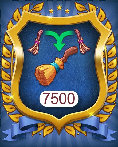 Merge Academy Broomsticks 7500 Badge