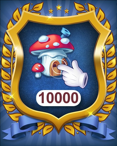 Merge Academy Mushroom House 10000 Badge