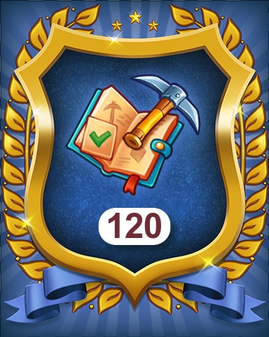 Merge Academy Treasure Trove objectives 120 Badge