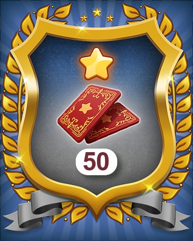 Merge Academy Collect 50 Rarity 1 Stickers Badge