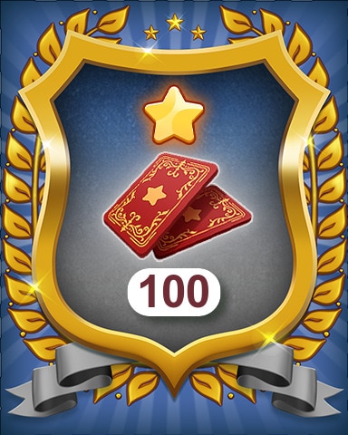 Merge Academy Collect 100 Rarity 1 Stickers Badge