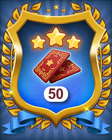 Merge Academy Collect 50 Rarity 3 Stickers Badge
