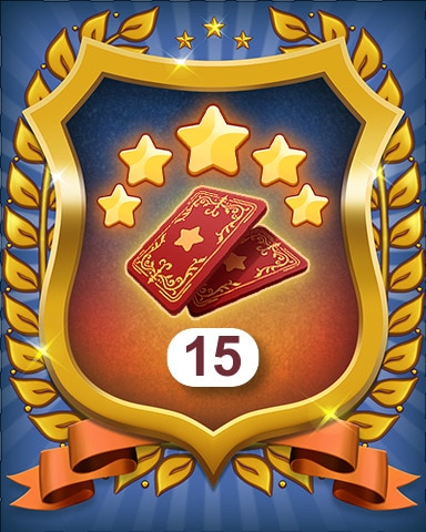 Merge Academy Collect 15 Rarity 5 Stickers Badge