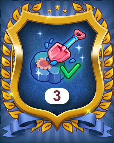 Merge Academy Coral Secrets Grid Complete 3 Badge