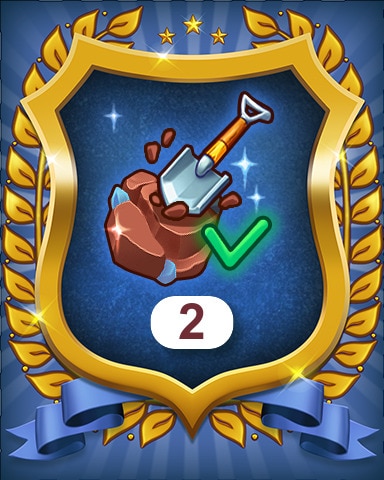 Merge Academy Treasure Trove Grid Complete 2 Badge