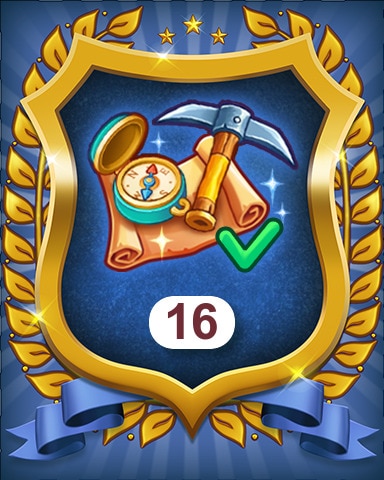 Pogo Merge Academy Complete 16 Treasure Trove events Badge