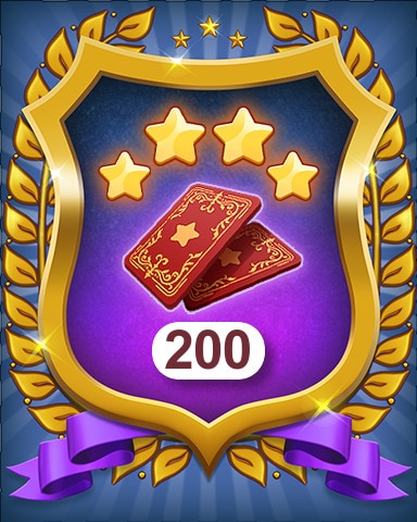 Pogo Merge Academy Collect 200 Rarity 4 Stickers Badge