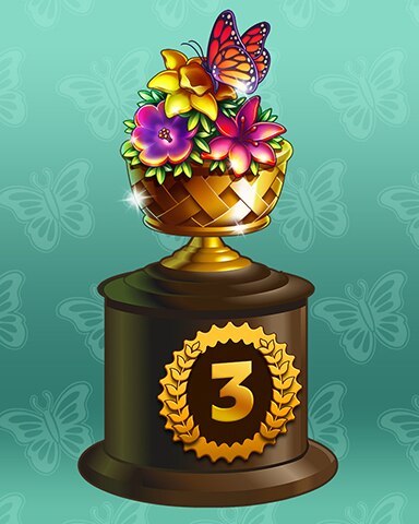 Butterfly Friends Lap 3 Badge - Garden Blast