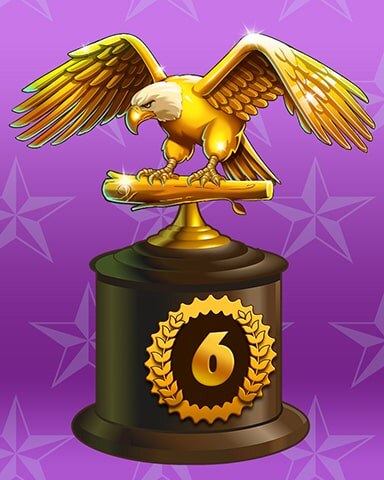 Solitaire Home Story Eagle-Eyed Hike Lap 6 Badge