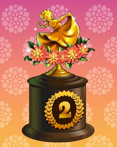 Poppit! Bingo Golden Dancer Lap 2 Badge