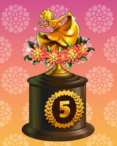 Wheel of Fortune: Pogo Edition Golden Dancer Lap 5 Badge