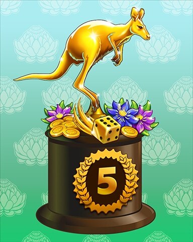 Snowbird Solitaire Wild Hopper Lap 5 Badge