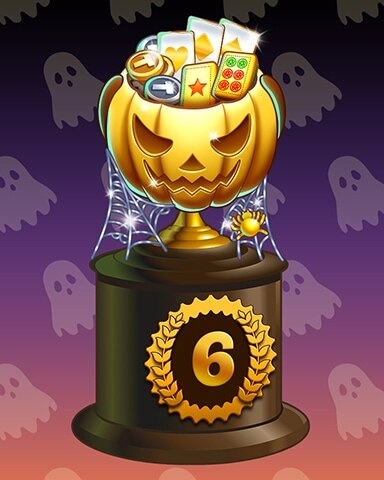 Solitaire Home Story Ghastly Figures Lap 6 Badge