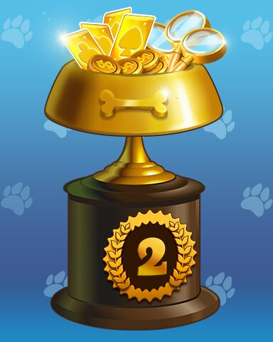 Jigsaw Treasure Hunter HD Golden Paws Lap 2 Badge