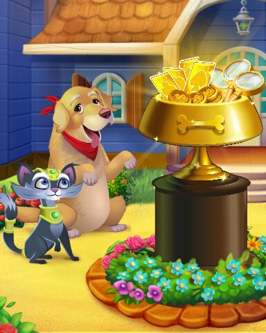 Golden Paws Reward Badge