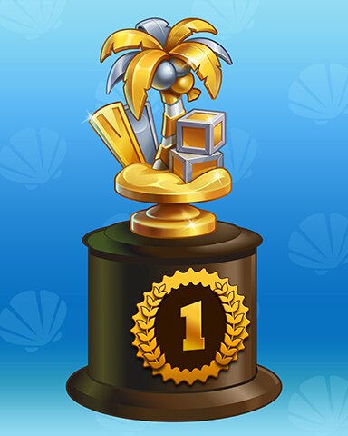 Pogo Farm Merge Valley Sun-Kissed Paradise Lap 1 Badge