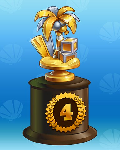 Pogo Aces Up! HD Sun-Kissed Paradise Lap 4 Badge