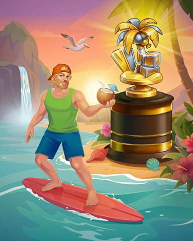 Sun-Kissed Paradise Reward Badge