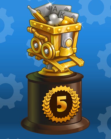 Pogo Jungle Gin HD Friends of Mine Lap 5 Badge