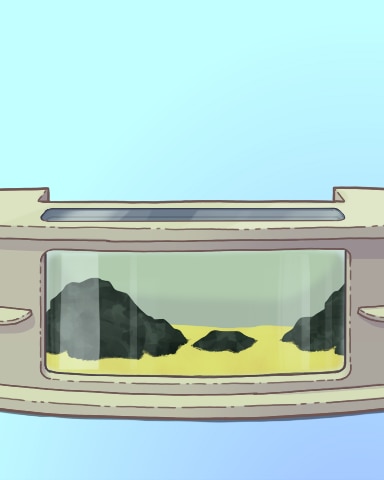 Quinn's Aquarium Just Beachy Badge
