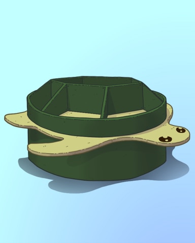 Quinn's Aquarium Turtle Up Badge