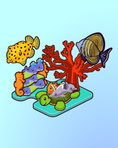 Quinn's Aquarium Memorable Mementos Badge