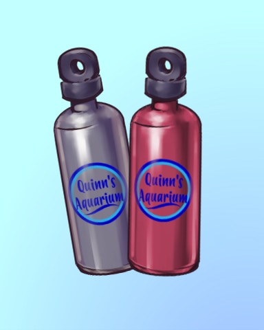 Quinn's Aquarium Bottled Up Badge