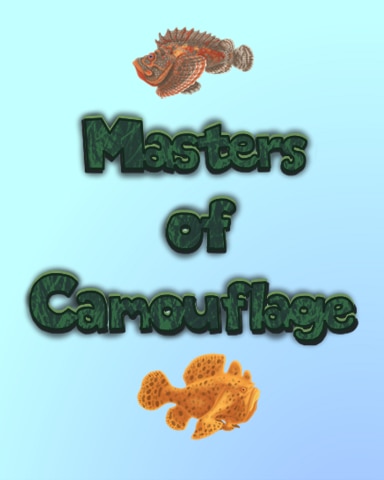Quinn's Aquarium Masters Of Camouflage Badge