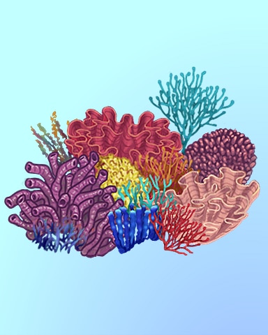 Quinn's Aquarium Camouflaging Coral Badge