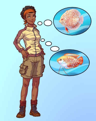 Quinn's Aquarium Go-To Girl Badge