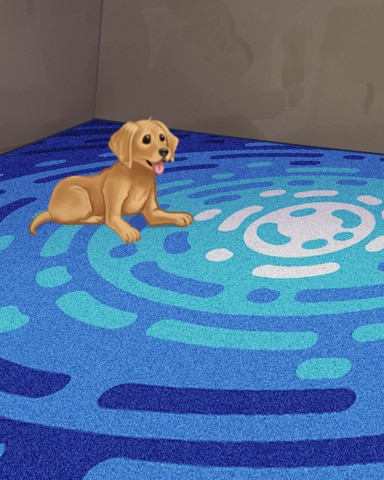 Quinn's Aquarium Cozy Carpet Badge