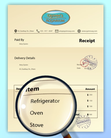 Quinn's Aquarium Holding Fee Badge