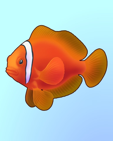 Quinn's Aquarium Swimming Tomato Badge