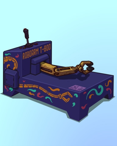 Quinn's Aquarium Strong Arm Badge