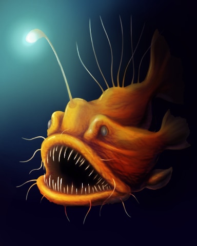 Quinn's Aquarium Scary Sight Badge