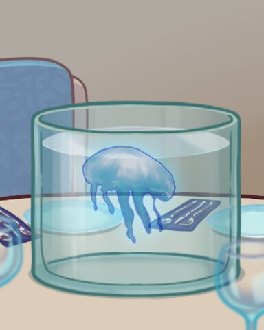 Quinn's Aquarium Don't Be Jelly Badge
