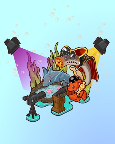 Quinn's Aquarium Take A Bow Badge