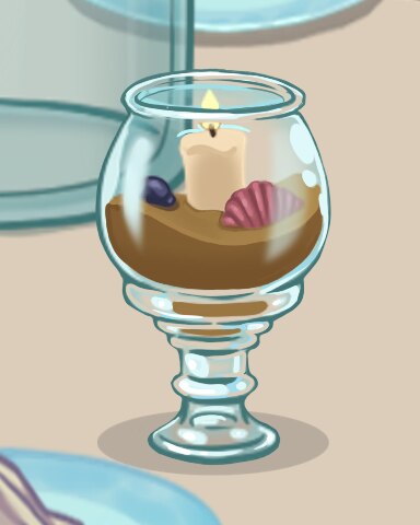Quinn's Aquarium Hold A Candle Badge