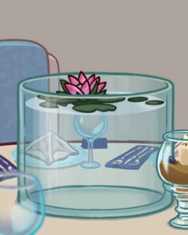 Quinn's Aquarium Flower Power Badge