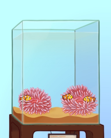 Quinn's Aquarium Cozy Clownfish Badge