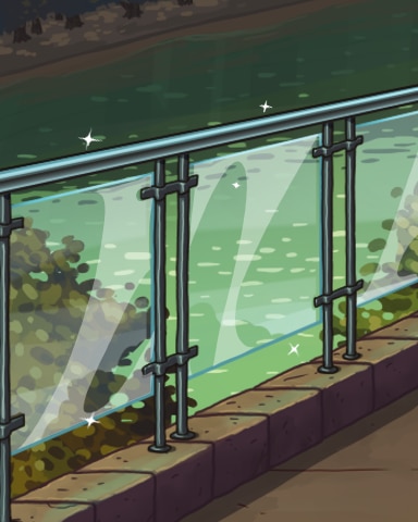 Quinn's Aquarium Safety Glass Badge
