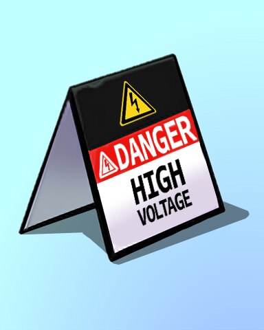 Heed This Warning! Badge - Quinn's Aquarium