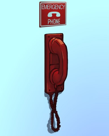 Quinn's Aquarium Urgent Call Badge
