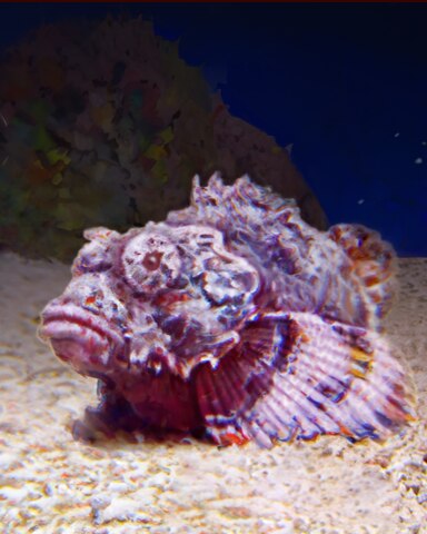 Quinn's Aquarium Stone Cold Stare Badge